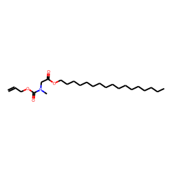 Glycine, N-methyl-N-allyloxycarbonyl-, heptadecyl ester