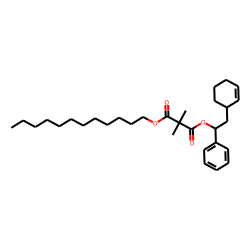 Dimethylmalonic acid, dodecyl 1-phenyl-2-(cyclohex-2-enyl)ethyl ester