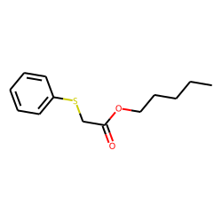 (Phenylthio)acetic acid, pentyl ester