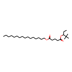 Glutaric acid, 2,2-dimethylpent-3-yl hexadecyl ester