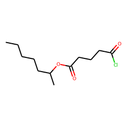 Glutaric acid, monochloride, 2-heptyl ester