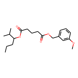 Glutaric acid, 3-methoxybenzyl 2-methylhex-3-yl ester