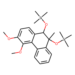 cis-Phenanthrene, 9,10-dihydro-9-methyl-9,10-diol, 3,4-dimethoxy, bis-TMS