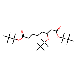 3-Hydroxysuberic acid, triTBDMS