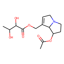 7-acetyl-9-(2,3-dihydroxybutyryl) retronecine