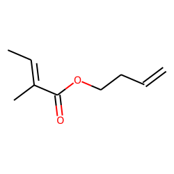 But-3-enyl (E)-2-methylbut-2-enoate