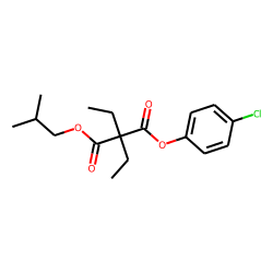 Diethylmalonic acid, 4-chlorophenyl isobutyl ester