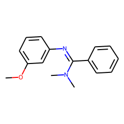 N,N-Dimethyl-N'-(3-methoxyphenyl)-benzamidine