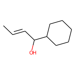 1-Cyclohexyl-2-buten-1-ol (c,t)