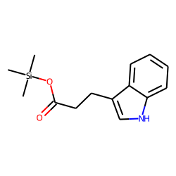 Indole-3-propionic acid, mono-TMS