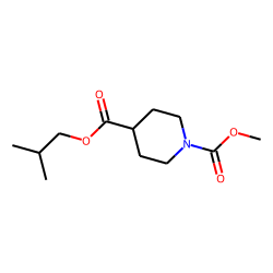 Isonipecotic acid, N-methoxycarbonyl-, isobutyl ester