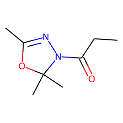 2,5,5-Trimethyl-4-propionyl-1,3,4-oxadiazoline