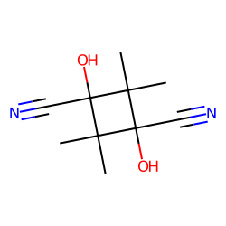 1,3-Cyclobutanedicarbonitrile, 1,3-dihydroxy-2,2,4,4-tetramethyl-