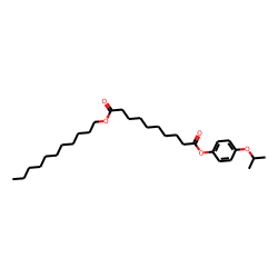 Sebacic acid, 4-isopropoxyphenyl undecyl ester