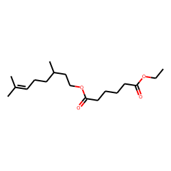 Adipic acid, «beta»-citronellyl ethyl ester