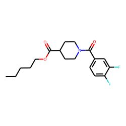 Isonipecotic acid, N-(3,4-difluorobenzoyl)-, pentyl ester