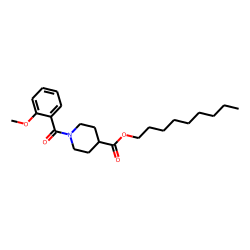 Isonipecotic acid, N-(2-methoxybenzoyl)-, nonyl ester