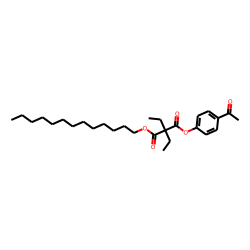 Diethylmalonic acid, 4-acetylphenyl tridecyl ester
