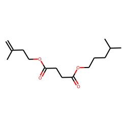 Succinic acid, isohexyl 3-methylbut-3-enyl ester