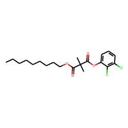 Dimethylmalonic acid, 2,3-dichlorophenyl nonyl ester