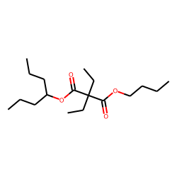 Diethylmalonic acid, butyl hept-4-yl ester