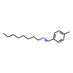 (p-methylbenzylidene)-octyl-amine