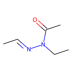 Ethanal, ethylhydrazone, N-acetyl