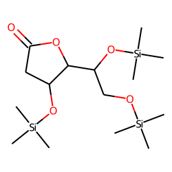 2-Deoxy-lyxo-hexonic acid, 1,4-lactone, TMS