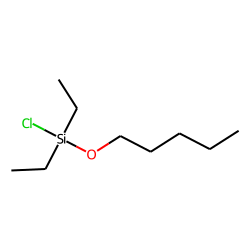 Silane, chlorodiethylpentyloxy-