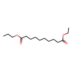 Sebacic acid, ethyl propyl ester