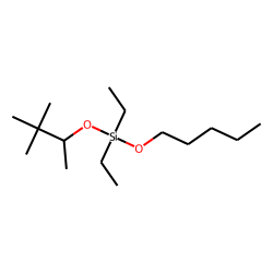 Silane, diethyl(3,3-dimethylbut-2-yloxy)pentyloxy-