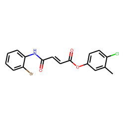 Fumaric acid, monoamide, N-(2-bromophenyl)-, 4-chloro-3-methylphenyl ester