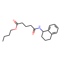 Glutaric acid monoamide, N-(1,2,3,4-tetrahydronaphth-1-yl)-, butyl ester