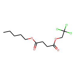 Succinic acid, pentyl 2,2,2-trichloroethyl ester