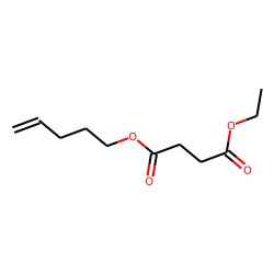 Succinic acid, ethyl pent-4-enyl ester