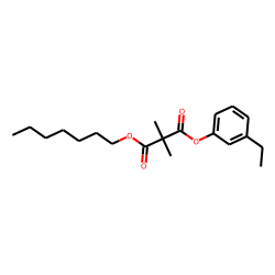 Dimethylmalonic acid, 3-ethylphenyl heptyl ester