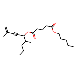 Glutaric acid, 2,6-dimethylnon-1-en-3-yn-5-yl pentyl ester