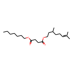 Succinic acid, 3,7-dimethyloct-6-en-1-yl heptyl ester