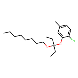 Silane diethyl(2-chloro-5-methylphenoxy)octyloxy-