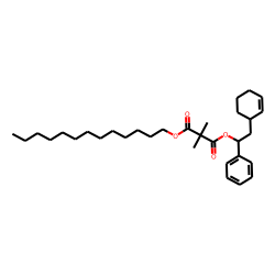 Dimethylmalonic acid, 1-phenyl-2-(cyclohex-2-enyl)ethyl tridecyl ester