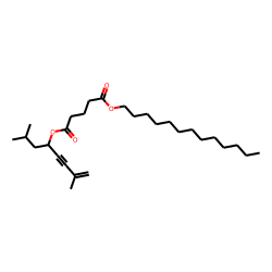 Glutaric acid, 2,7-dimethyloct-5-yn-7-en-4-yl tridecyl ester