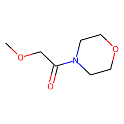 Methoxyacetic acid, morpholide