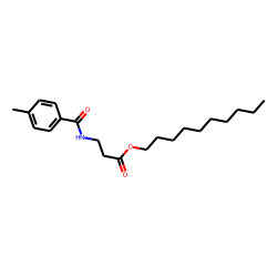 «beta»-Alanine, N-(4-methylbenzoyl)-, decyl ester
