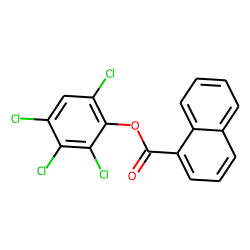 1-Naphthoic acid, 2,3,4,6-tetrachlorophenyl ester