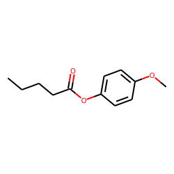 Valeric acid, 4-methoxyphenyl ester