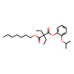 Diethylmalonic acid, heptyl 2-isopropoxyphenyl ester