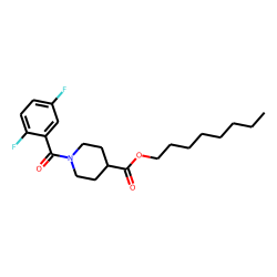 Isonipecotic acid, N-(2,5-difluorobenzoyl)-, octyl ester