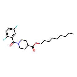 Isonipecotic acid, N-(2,5-difluorobenzoyl)-, nonyl ester