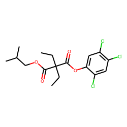 Diethylmalonic acid, isobutyl 2,4,5-trichlorophenyl ester