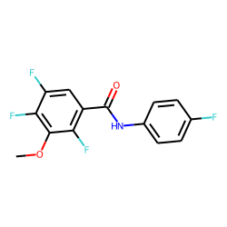 2,4,5-Trifluoro-3-methoxybenzamide, N-(4-fluorophenyl)-